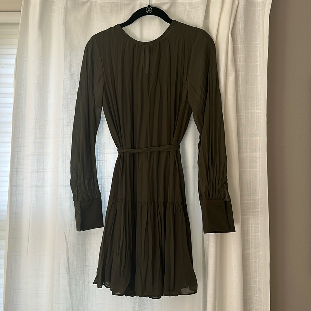 Mango Pleated Dress